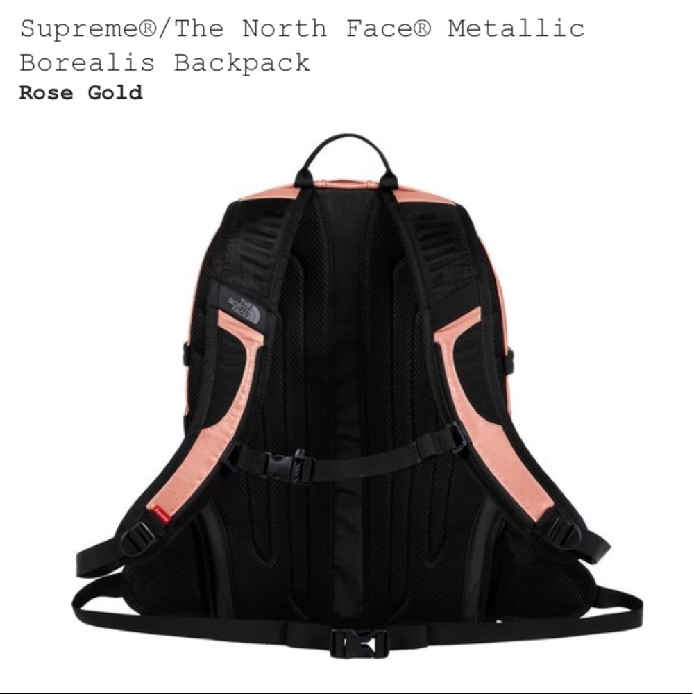 ❌SOLD❌Supreme x North Face Rose Gold backpack - Picture 2 of 3